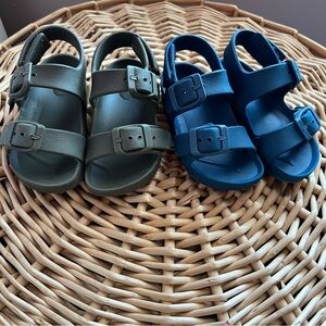Kids Sandals - Green and Blue